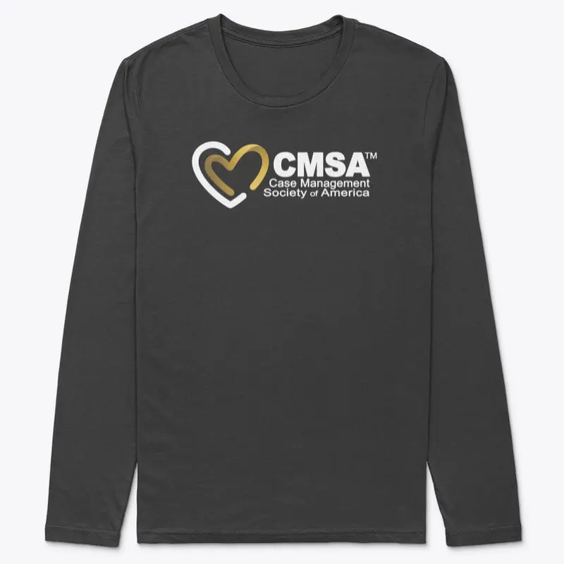 Long Sleeve Tee with White CMSA Logo